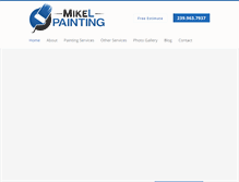 Tablet Screenshot of mikelpainting.com
